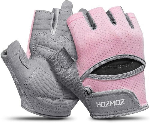 HOZMOZ Weight Lifting Gloves - Thick Padded Gym Gloves with Full Palm Protection & Grip for Men and Women