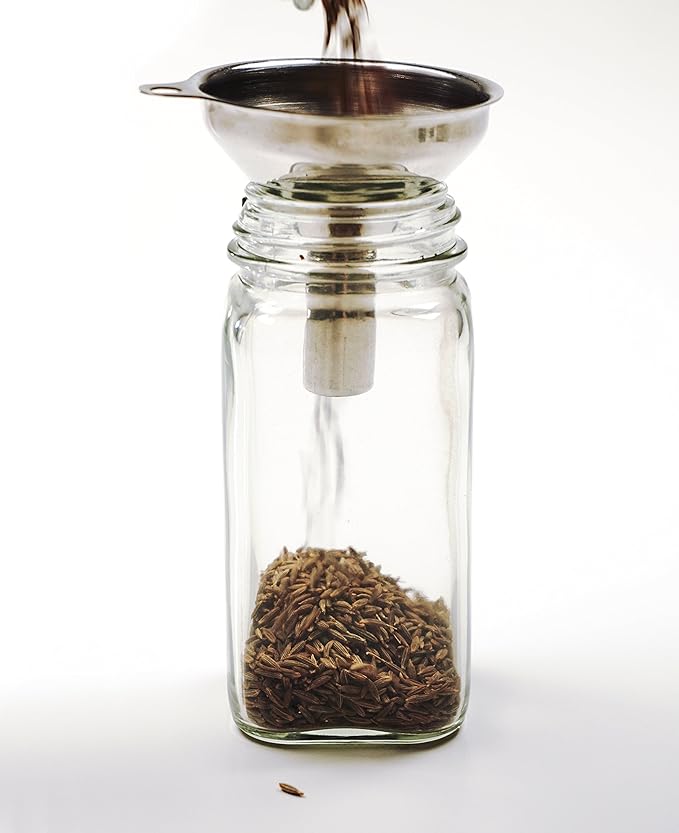 Stainless Steel Funnel - For Filling Narrow Jars and Bottles, 1 pc