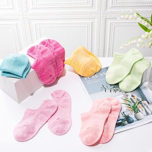 IDEGG No Show Socks - Anti-Slip Low Cut Ankle Socks for Men & Women | Casual Invisible Liner