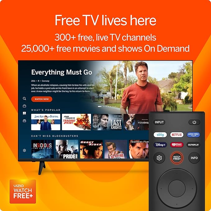 VIZIO 40-inch Full HD 1080p Smart TV with DTS Virtual: X, Alexa Compatibility, Chromecast Built-in, Bluetooth Headphone Capable (Renewed)