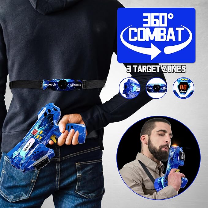 Rechargeable Laser Tag Guns Set of 4