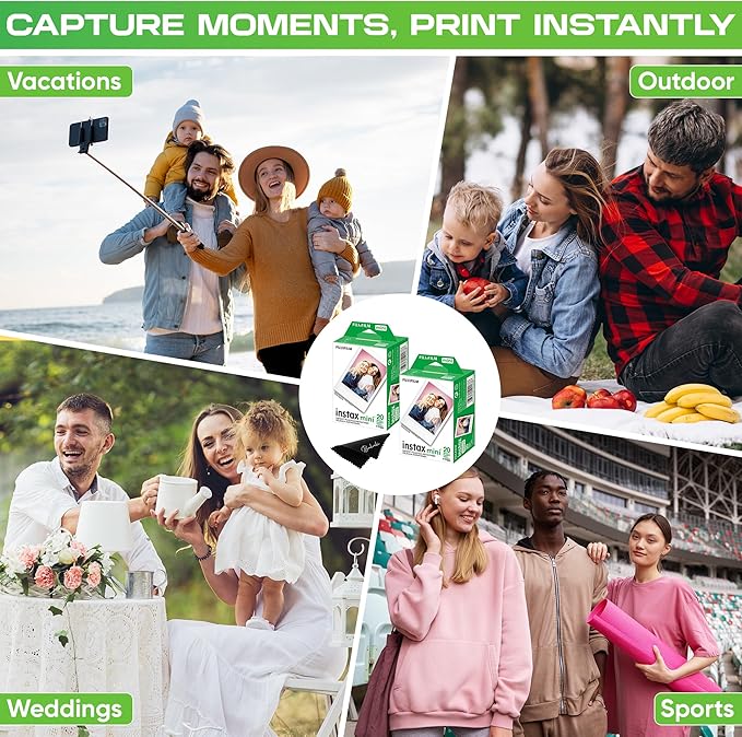 Fujifilm Instax Mini Film Two Instant Film Twin Packs