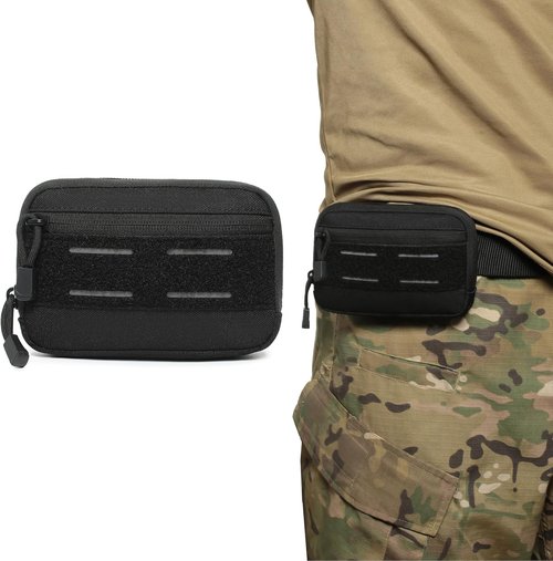 Mini Tactical Belt Pouch by Heavy Duty - Compact Molle Utility Gear for Men | Perfect for Travel & Hiking