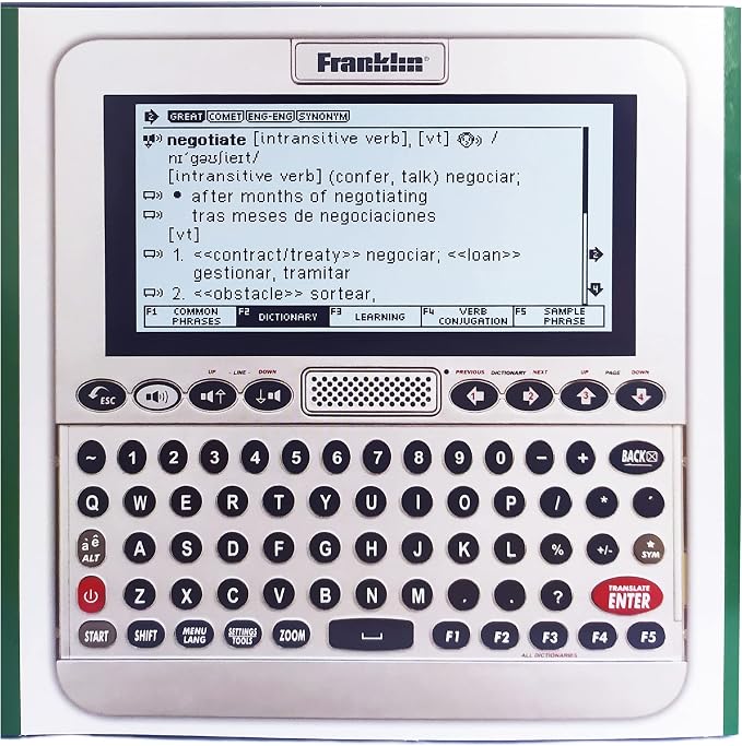 Franklin LV4-D English-Spanish, Spanish-English Talking Bilingual Dictionary