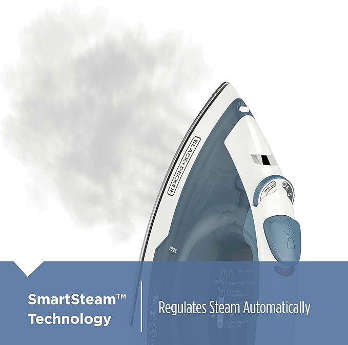 BLACK+DECKER Easy Steam IR40V Compact Iron & IR1350S Professional Steam Iron Bundle