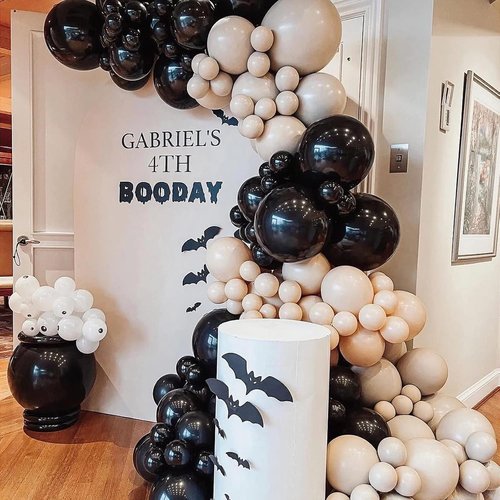 FOTIOMRG Black Balloons - 12 Inch Latex Party Balloons | 50 Pack for Birthdays, Graduations & More