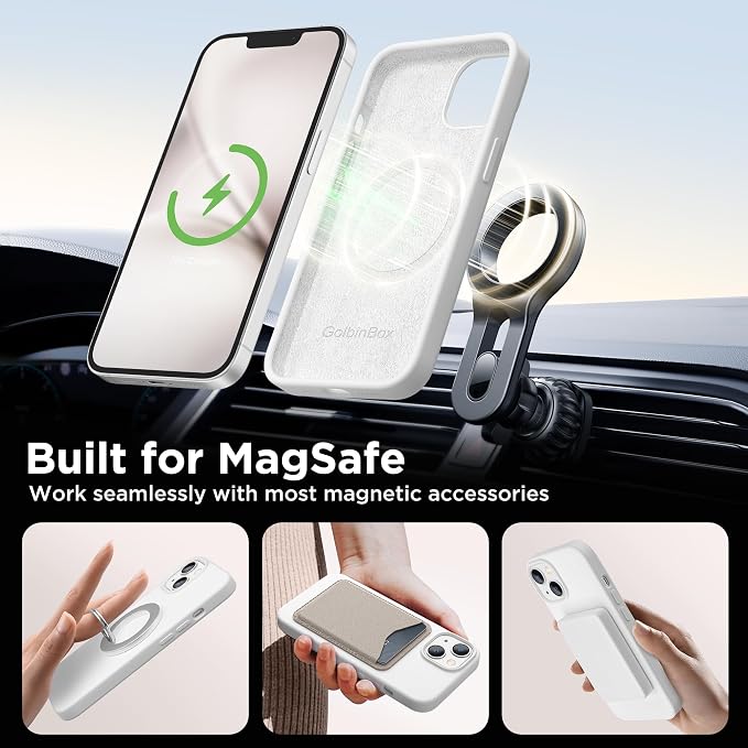 GolbinBox Magnetic for iPhone 15 Case, Compatible
