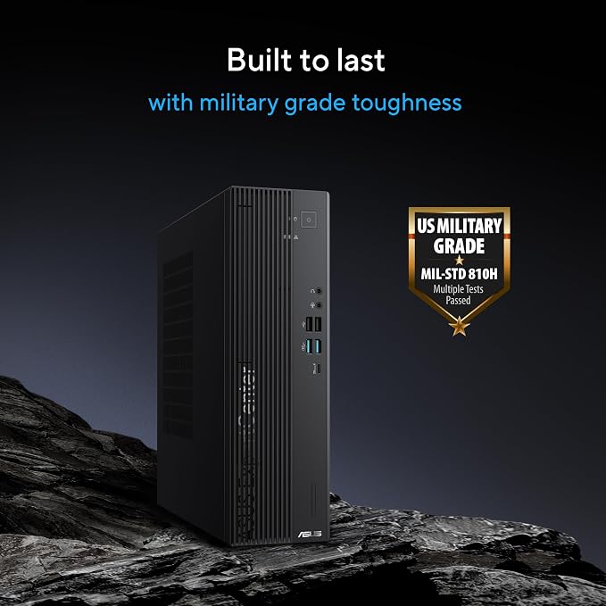 ASUS ExpertCenter D701 Desktop, Intel Core i7, 16GB DDR5 RAM, 512GB SSD, Windows 11 Pro, Bundled Wired Keyboard and Mouse, D701SER-XS703
