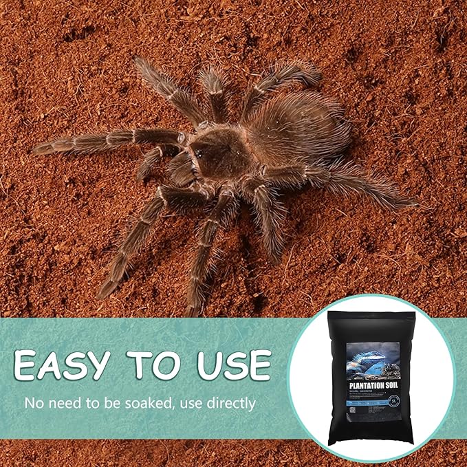 VCEPJH Loose Coconut Fiber Substrate, 2 Pack Natural Coco Coir Reptile Bedding Tarantula Substrate Soil Habitat Accessories for Tortoise Snake Bearded Dragon Spiders Hermit Crabs