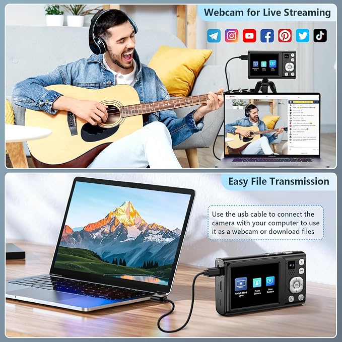 5K 96MP Digital Camera for Photography