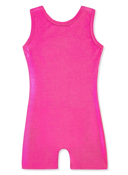HOZIY Toddler Gymnastics Leotards 3t 4t With Shorts for Kids Leo Hot Pink Sparkly Sparkle Rose Solid Color Tumbling Outfits Dance Clothes Clothing Bodysuits Leotardos Para Gimnasia