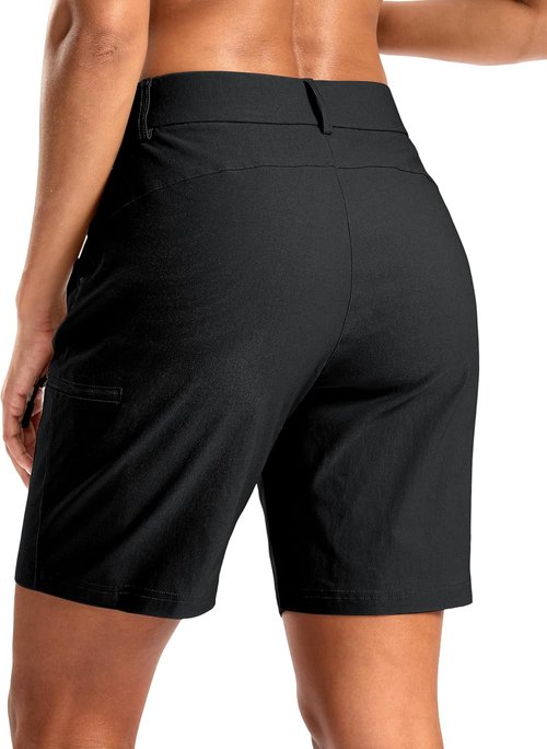 G Gradual Women's Hiking Cargo Shorts - Quick Dry Lightweight Summer Travel Shorts with Pockets | 7" Length