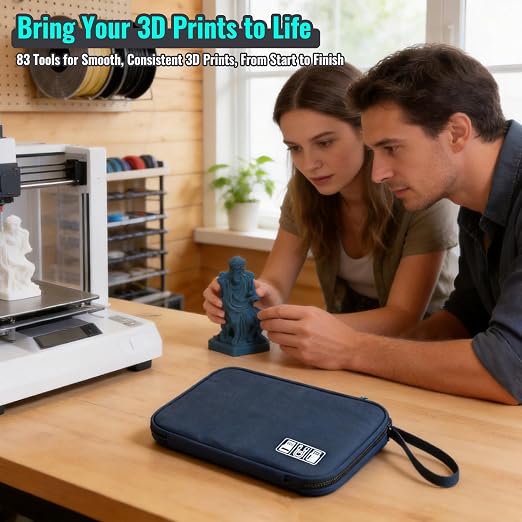 83PCS 3D Printer Tools Kit for Cleaning, Removal & Repair | Complete 3D Printer