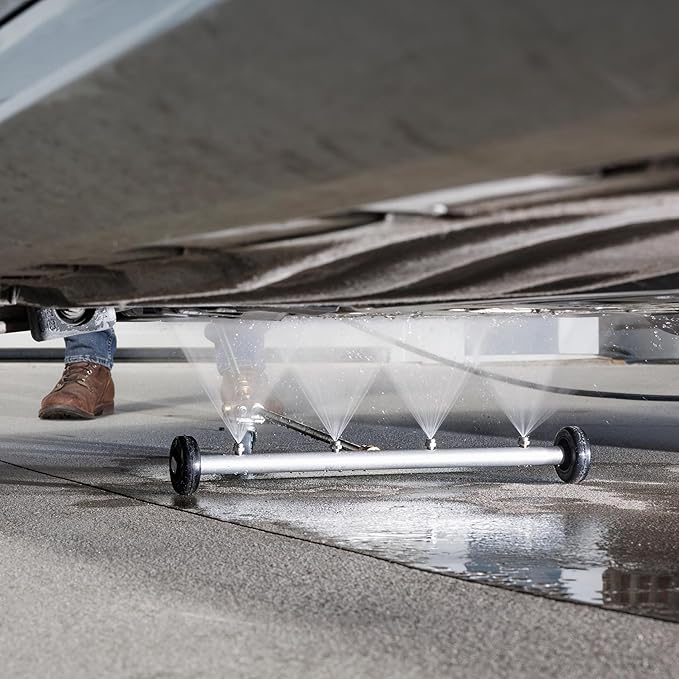 Kärcher 21" Undercarriage Cleaner Kit, Pressure Washer Accessory to Clean Cars, Trucks, SUVs, Includes Swivel Caster