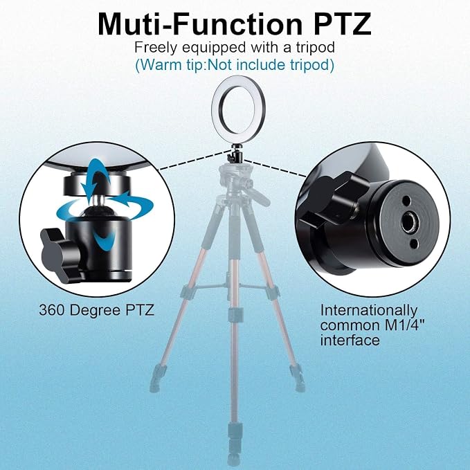 LED Ring Light 6" with Tripod Stand