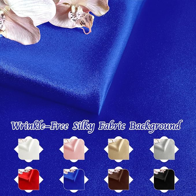 RUDONG M Satin Photography Backdrop 3.3x2.5ft