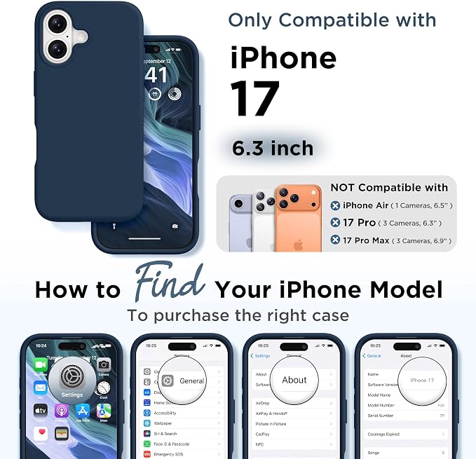 GolbinBox Magnetic for iPhone 17 Case, Compatible