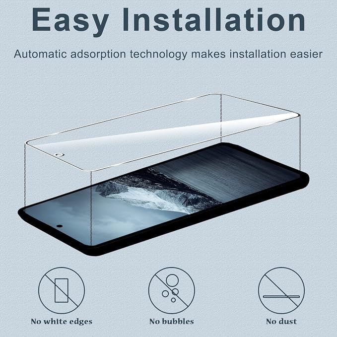 Galaxy A52 5G Screen Protector + Camera Lens Protector, 9H Tempered Glass Film