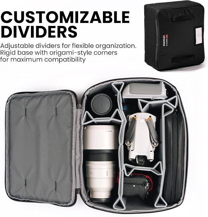 NANUK N-Cubik 17M Camera Bag Insert – Medium Water-Resistant Cube – Shockproof