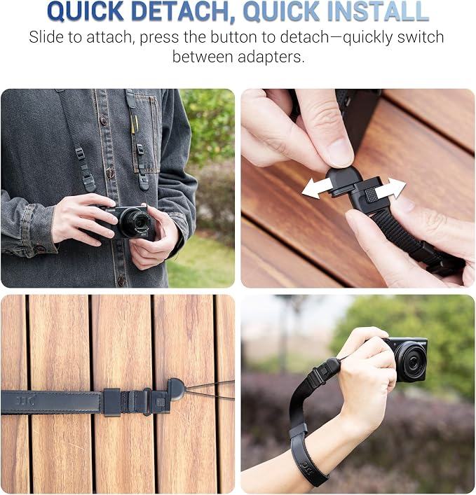 JJC 2Pack Camera Neck Strap Quick Release Buckle Connector