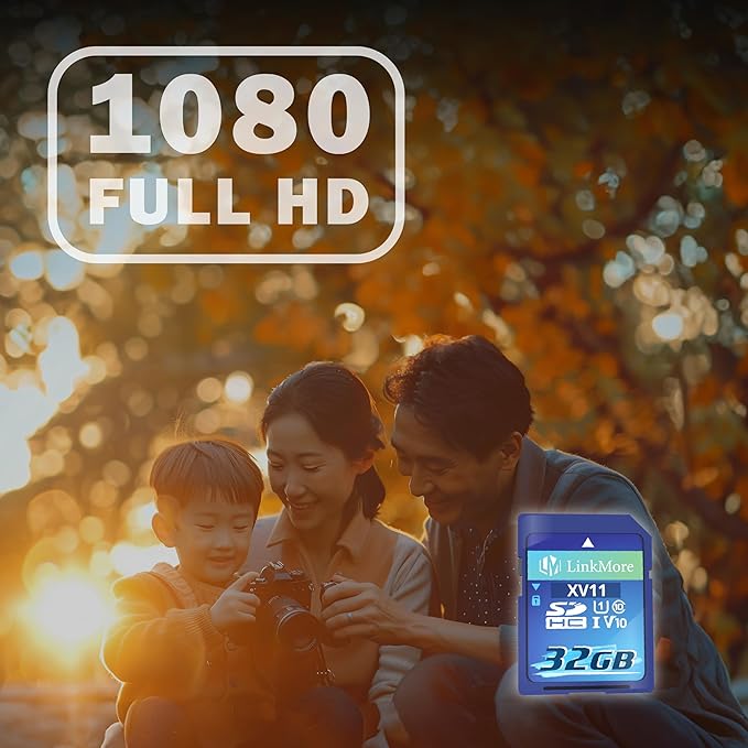 LinkMore 32GB Full-Size SD Card, SDHC Compatible