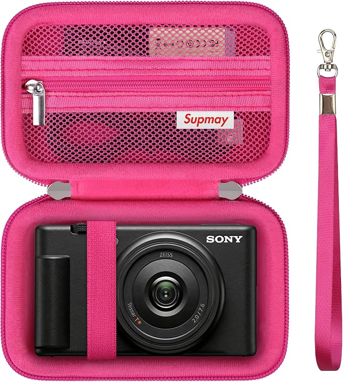 Hard Travel Case for Sony ZV-1F / ZV-1 / ZV-1 II Digital Camera, Vlogger Camera