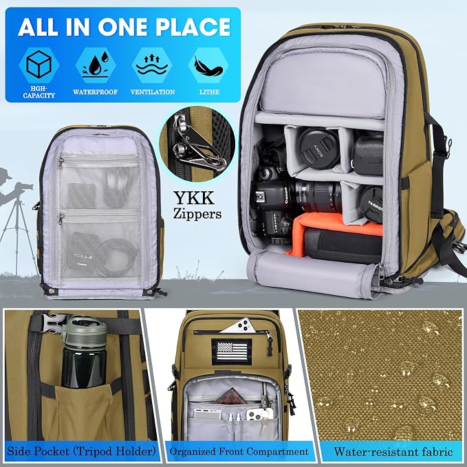 SDYSM Camera Backpack Bag Professional