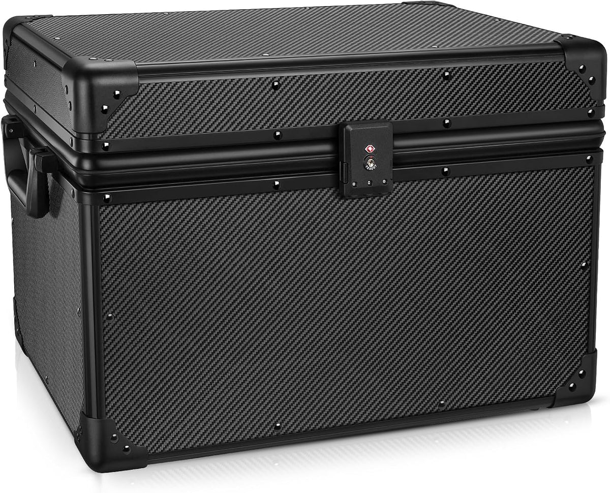 T-carbon Carbon Fiber Trunk Organizer SUV Trunk Organizer 20 * 13 * 13.4IN