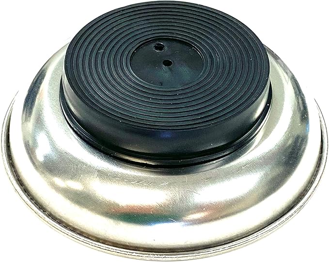 The Stop Shop Magnetic Parts and Hardware Tray 3 Inch In Diameter