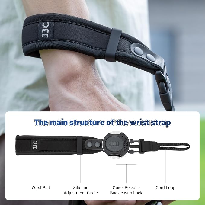 JJC Updated Soft Camera Hand Strap Wrist Strap