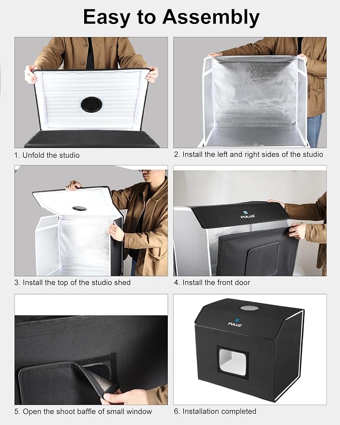 Light Box Photography, PULUZ 24x16 inch Portable Photo Box