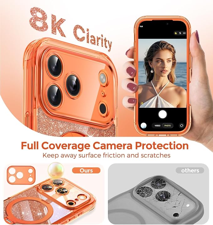 Twinkle Design Privacy Case for iPhone 17 Pro