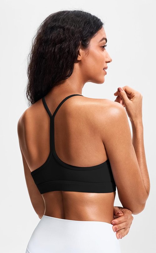 JOYSPELS Comfy Racerback Sports Bras - Removable Pads for Workout & Daily Use | A-C Cups