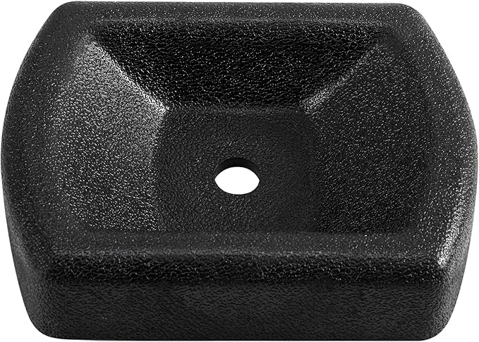 LEORAY Jack Wheel Chock, Reinforced Rubber Jack Caster Wheel Dock for Caravans and Trailers