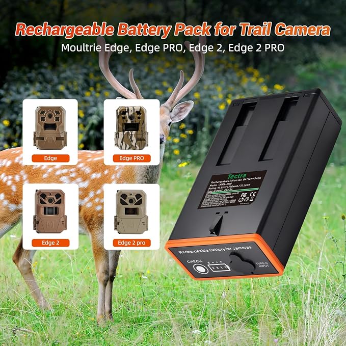 Tectra 2-Pack Rechargeable Battery