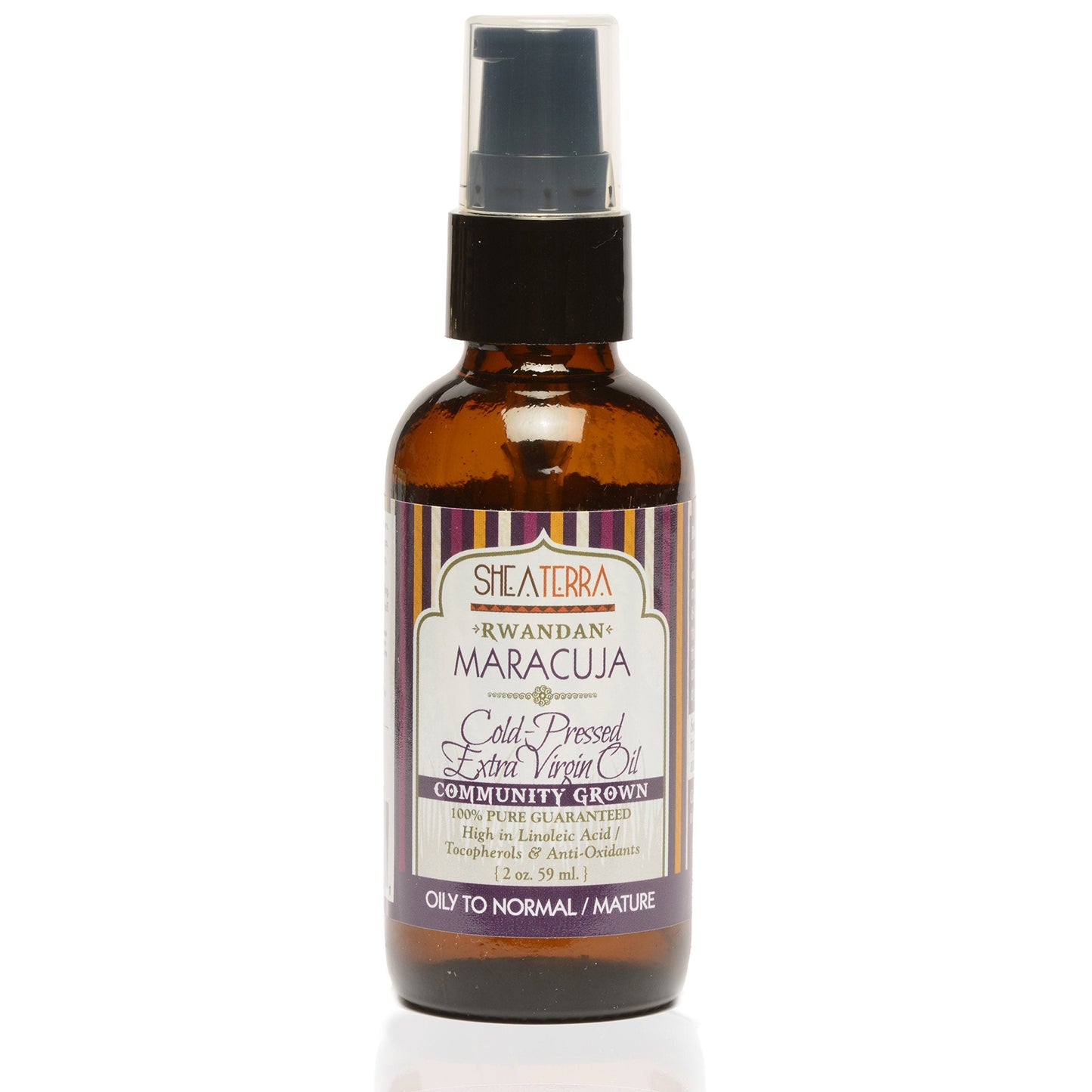 Shea Terra Rwandan Maracuja Cold-Pressed Extra Virgin Oil |All Natural & Organic Emollient Oil Rich In Vitamin C For Super Soft,