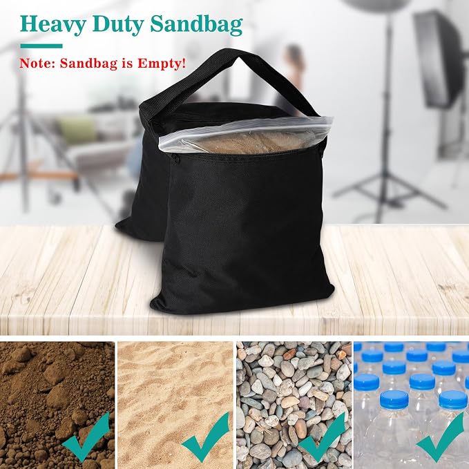 Aimosen 4 Packs Sandbags Weight Bags