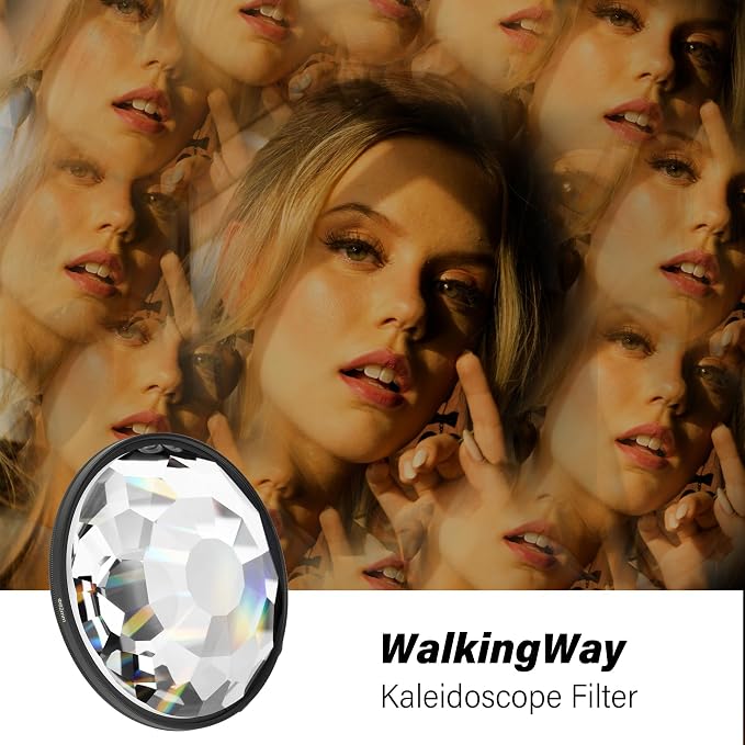 Walking Way Kaleidoscope Prism Lens Filter, Special Effect Filters