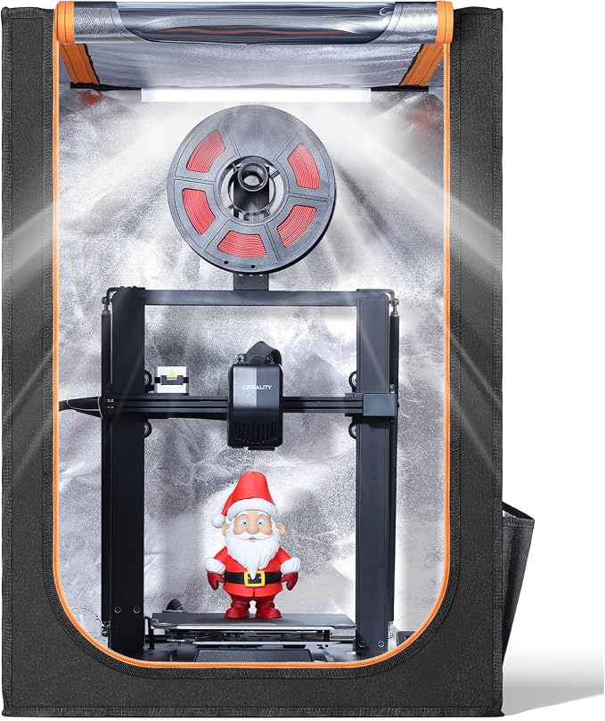 3D Printer Enclosure with LED Lighting, Fireproof Dustproof Tent Constant