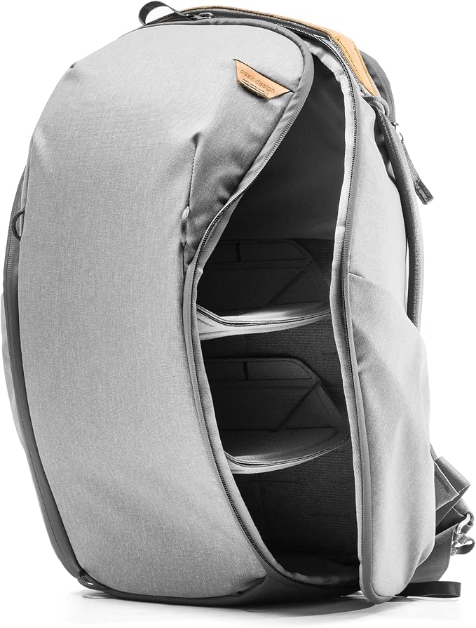 Peak Design Everyday Backpack Zip 20L, 270-Degree Zip, Dual Side Pockets