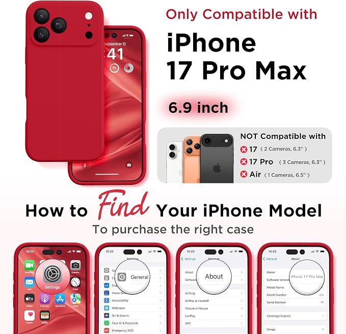 GolbinBox Magnetic for iPhone 17 Pro Max Case, Compatible