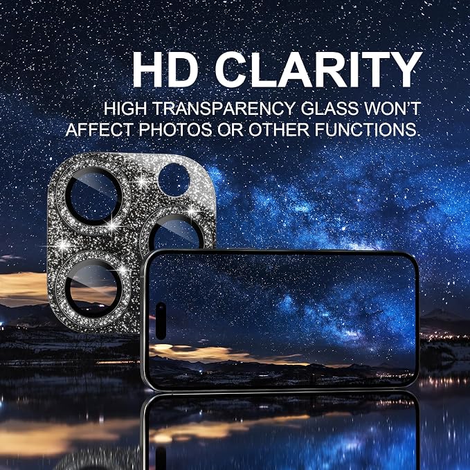 Choiche Compatible for iPhone 16 Pro/iPhone 16 Pro Max Camera Lens Protector