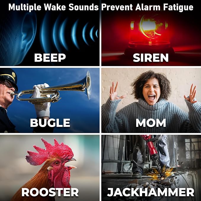 Sharp Big Bang Super Loud Alarm Clock