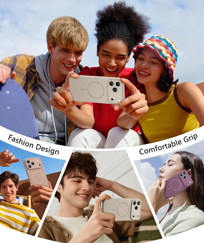FNTCASE for iPhone 17 Pro Case: Integrated Silicone Phone Cases