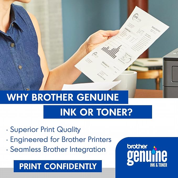 Brother Genuine High-Yield Black Toner Cartridge Twin Pack TN760 2Pk, 2 Pack