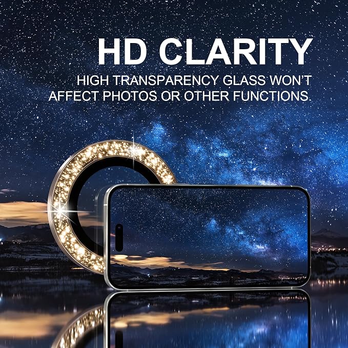 Choiche Compatible for iPhone 16 Pro/iPhone 16 Pro Max Camera Lens Protector
