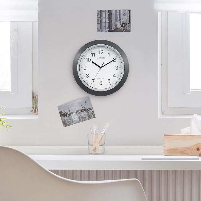 La Crosse Technology WT-3129B 12 Inch Atomic Analog Wall Clock