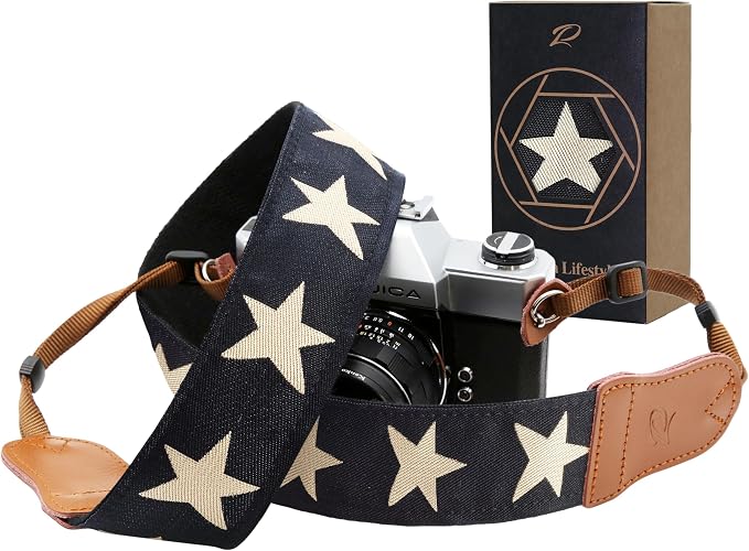 Padwa Lifestyle Pentagram Embroidered Camera Strap