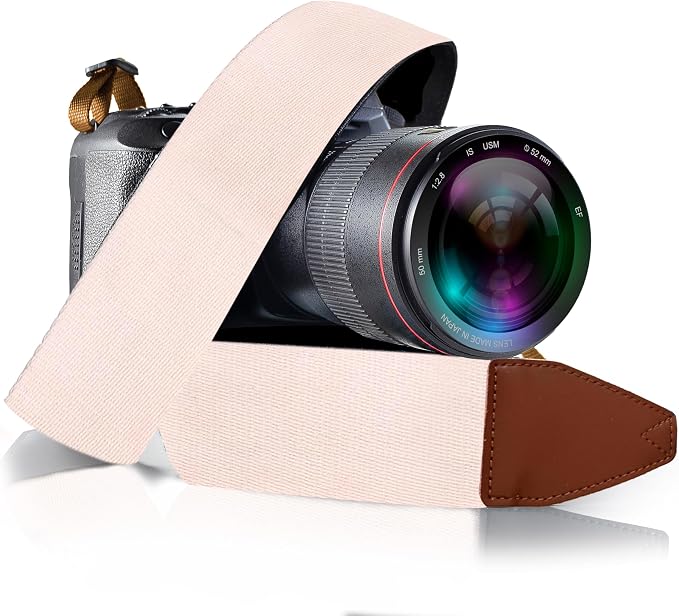 Art Tribute Camera Strap For Photographers Padded Universal Fit Neck Shoulder &