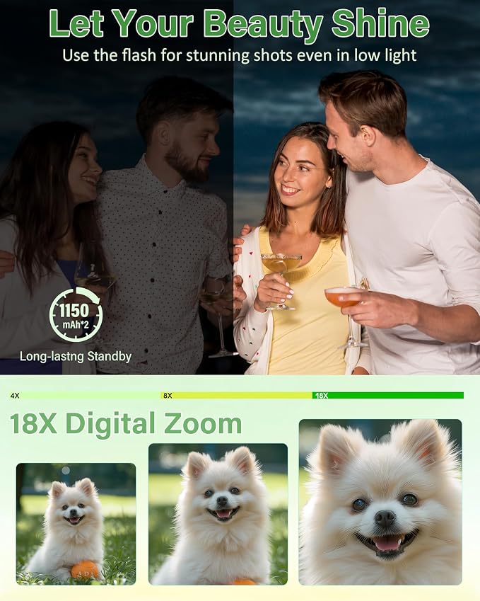 5K Digital Camera for Photography, 75MP WiFi Vlogging Camera for YouTube